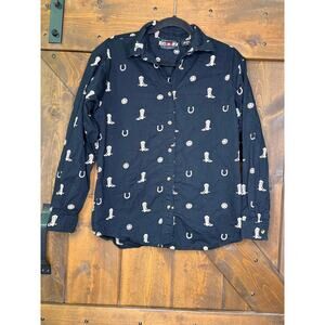 Gordon & James Shirt Company women’s small western button-down shirt